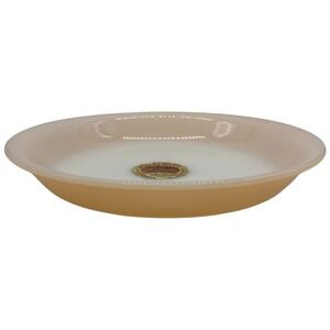 Anchor Hocking Fire King Peach Luster Pie Plate Baking Dish